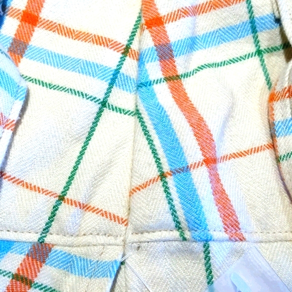 🎉Host Pick🎉Cream Plaid Skirt Size 5 New with Tags - Picture 5 of 7